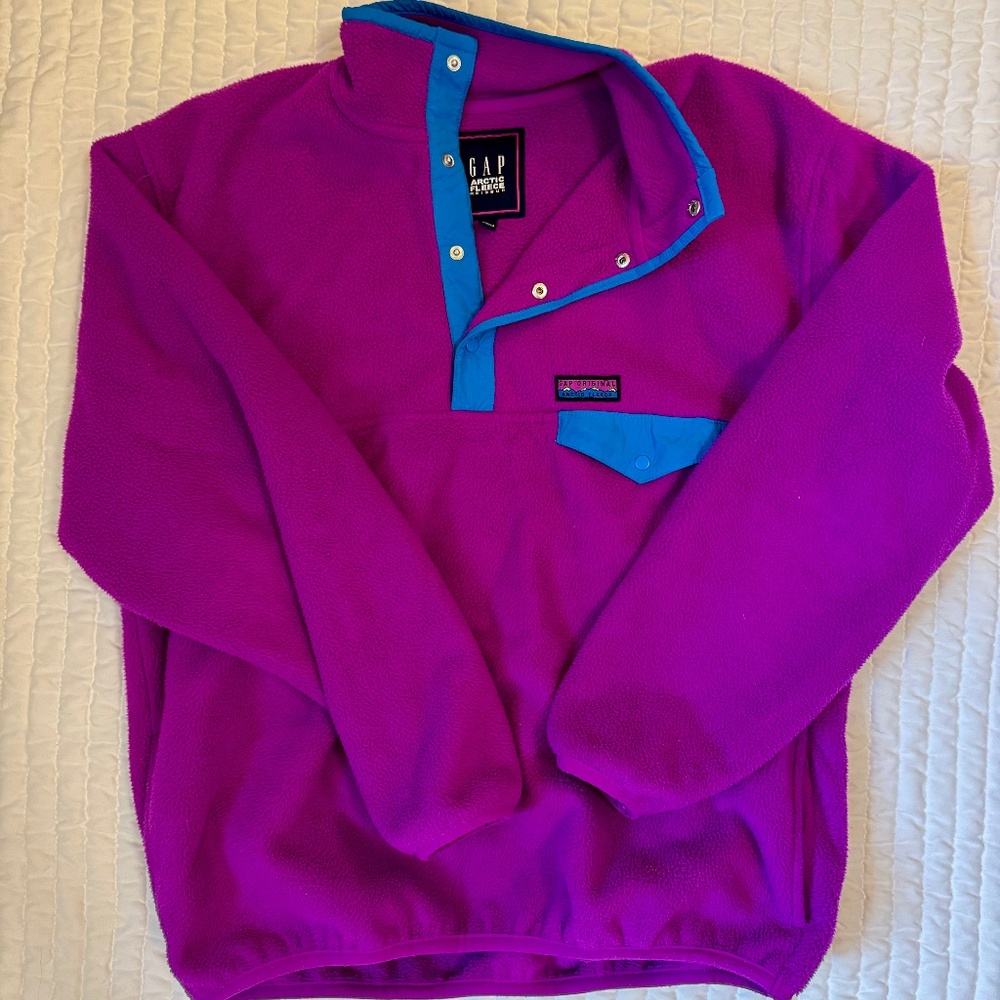 Gap Arctic Fleece Fuscia size M